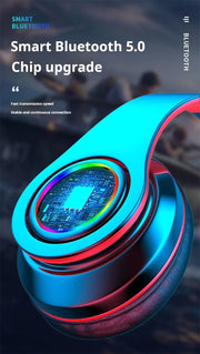 Wireless Gaming Headset – RGB Lights & Mic