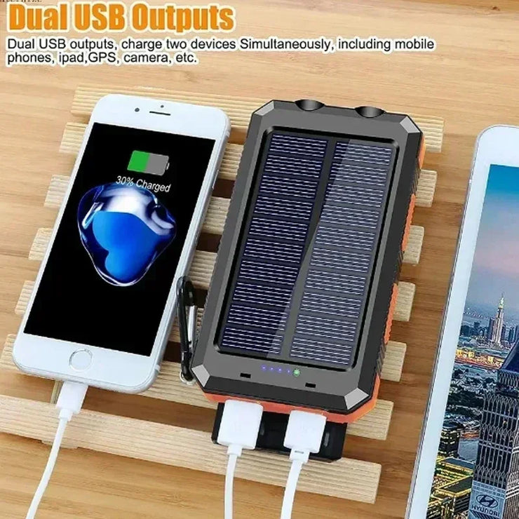 200000mAh Solar Power Bank Fast Charger
