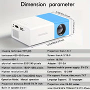 YG300 Mini Proyector LED Portátil Multimedia