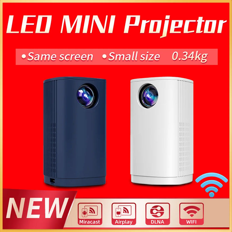 Mini Smart WiFi 4K Portable Projector