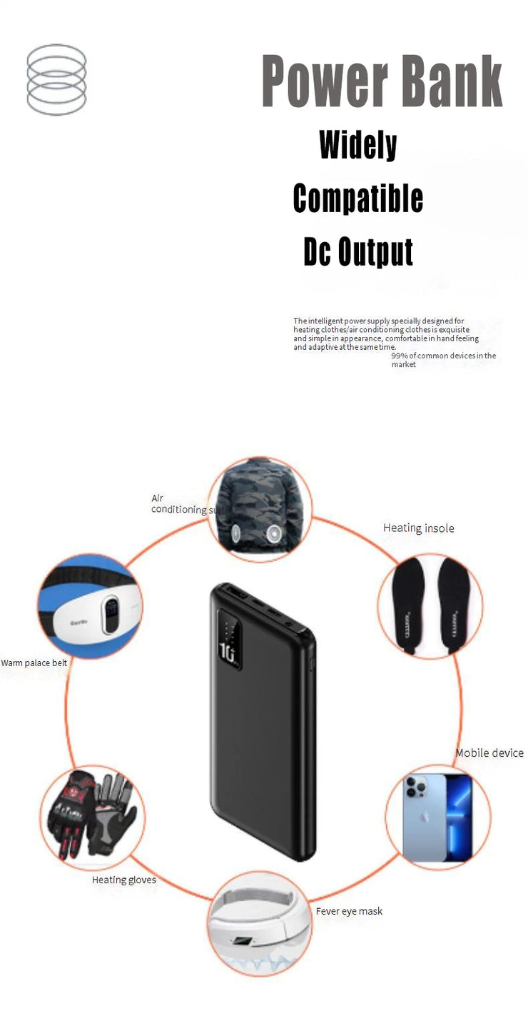 50000mAh Fast Charging Power Bank 7.4V/3A