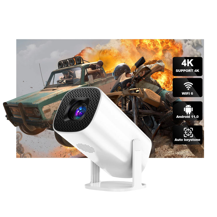 P30 Mini Smart Projector 720P 4K Android 11