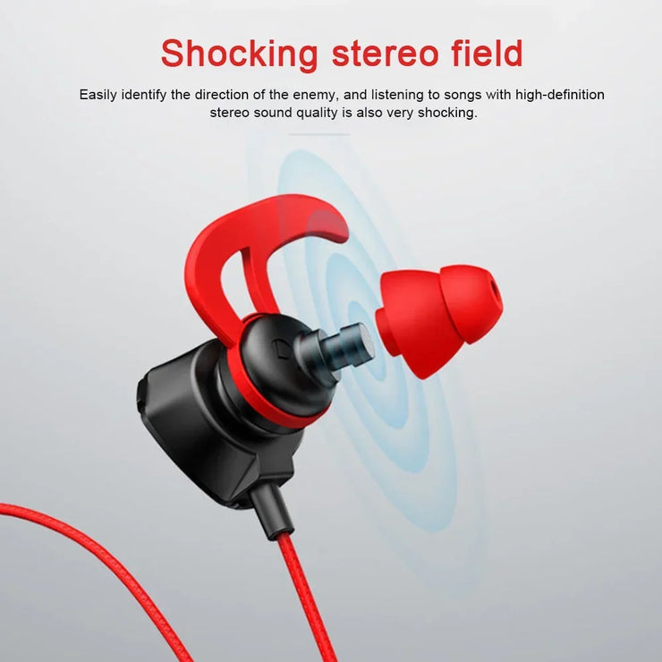 Wired Gaming Earbuds with Mic – Universal Headset