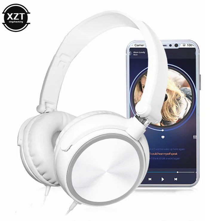 Wired Over-Ear Headphones – HiFi Stereo Bass