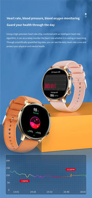 2025 AMOLED Smartwatch with GPS & Bluetooth
