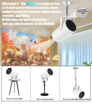 DITONG HY300 Plus 4K HD WiFi Mini Projector