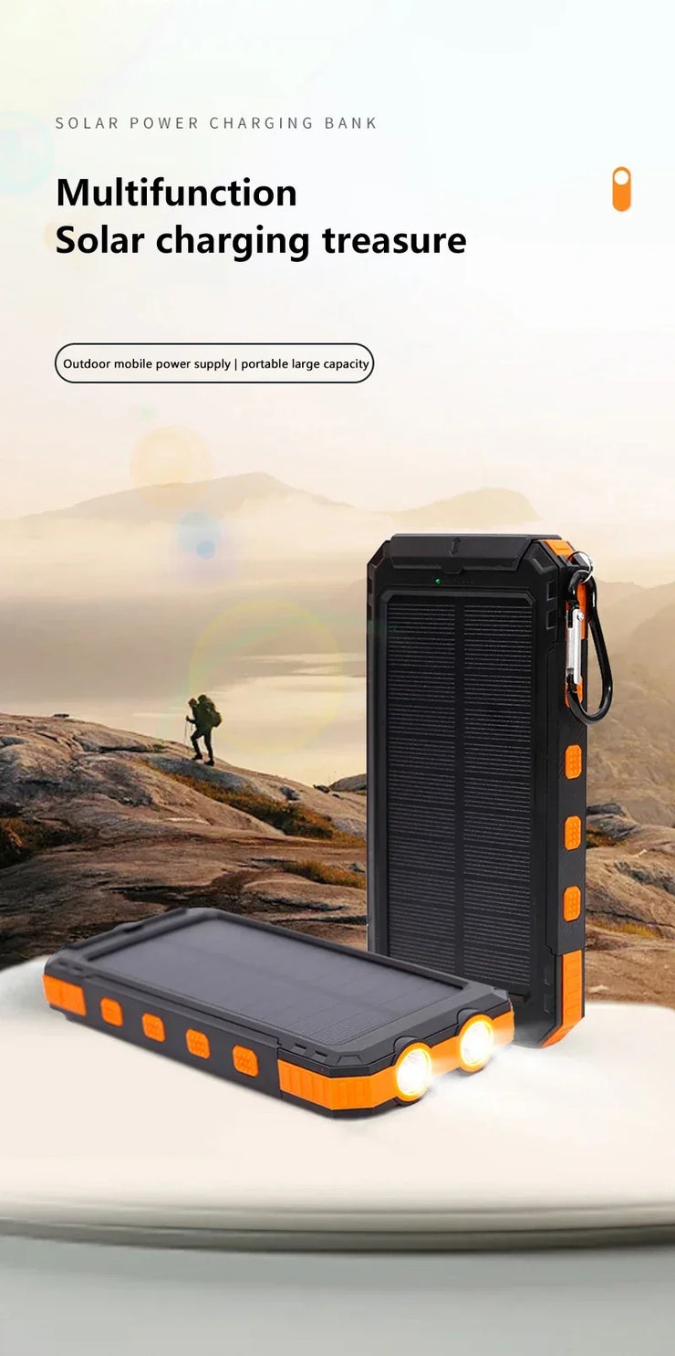 200000mAh Solar Power Bank Fast Charger