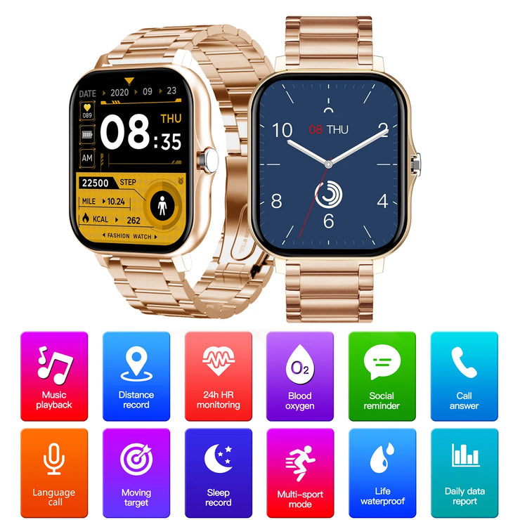 2025 AMOLED Smartwatch 2.01” with BT Call