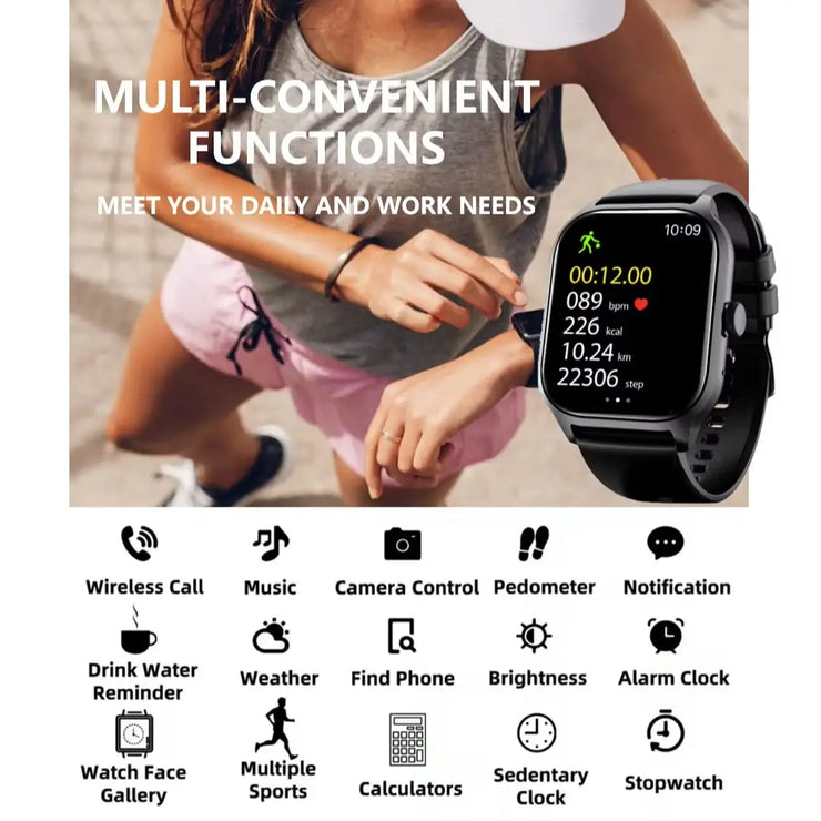 Waterproof Smartwatch with Fitness Tracker
