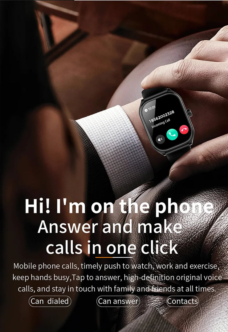 2.01'' AMOLED Smart Watch | Waterproof & Calls