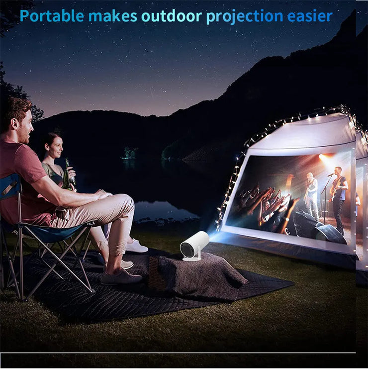 DITONG HY300 Plus 4K HD WiFi Mini Projector