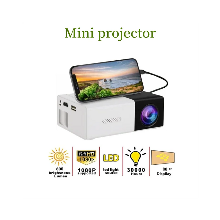 YG300 Mini Proyector LED Portátil Multimedia