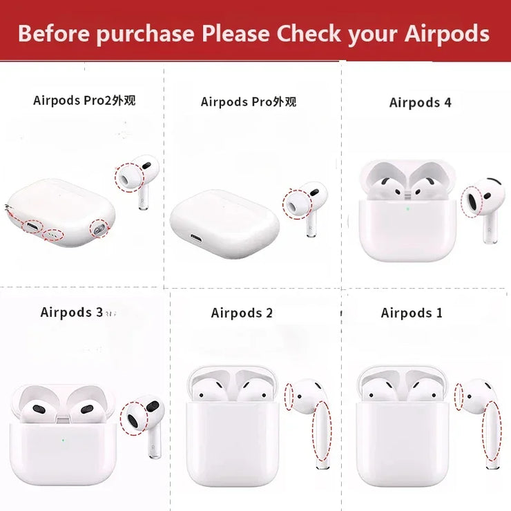 AirPods 1–4 Silicone Protective Case