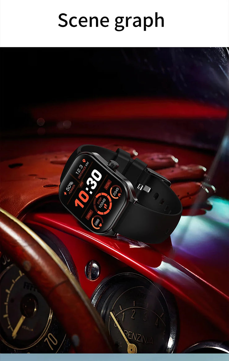 2.01'' AMOLED Smart Watch | Waterproof & Calls