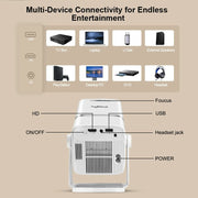 ThundeaL TD80W Mini HD Projector Android 13