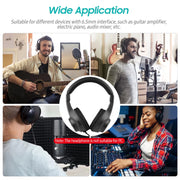 Wired Studio Monitor Headphones – 50mm Driver