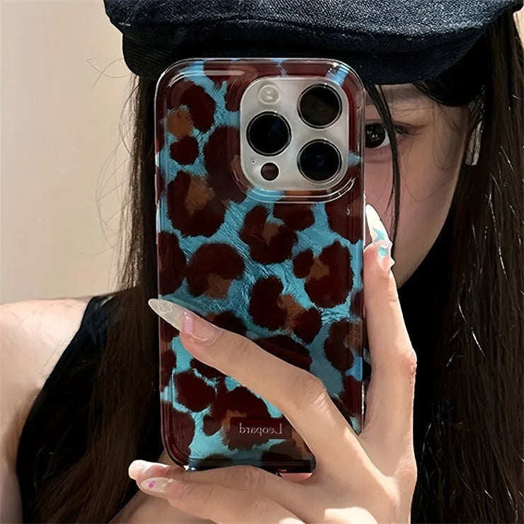 iPhone 7–16 Pro Max Leopard Print Soft Case