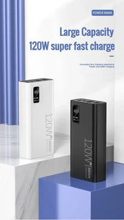 30000mAh 120W PD3.0 Power Bank with Display