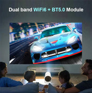 DITONG HY300 Plus 4K HD WiFi Mini Projector