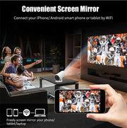DITONG HY300 Plus 4K HD WiFi Mini Projector