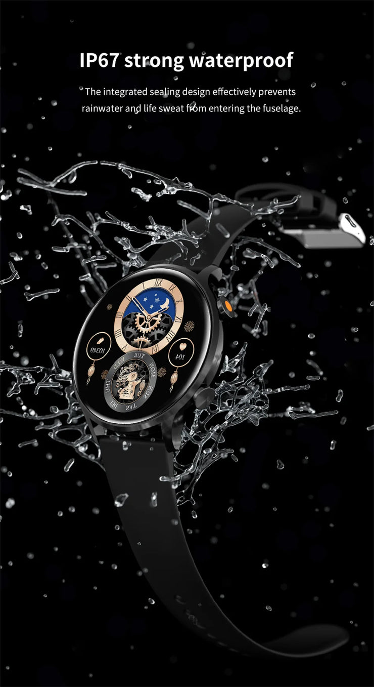 2025 AMOLED Smartwatch with GPS & Bluetooth