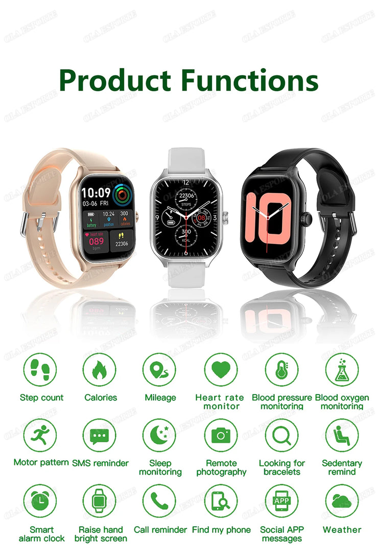 Smartwatch 1.83” HD Display with BT Call
