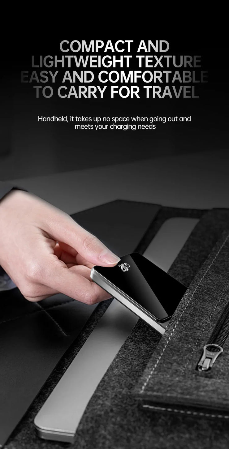 20000mAh PD20W Wireless Power Bank w/ Cable