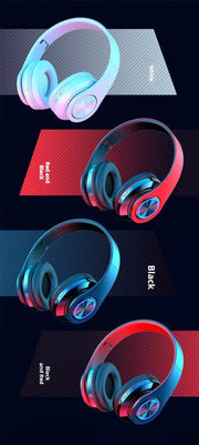 Wireless Gaming Headset – RGB Lights & Mic