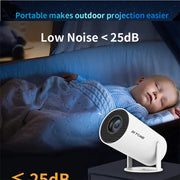 DITONG HY300 Plus 4K HD WiFi Mini Projector
