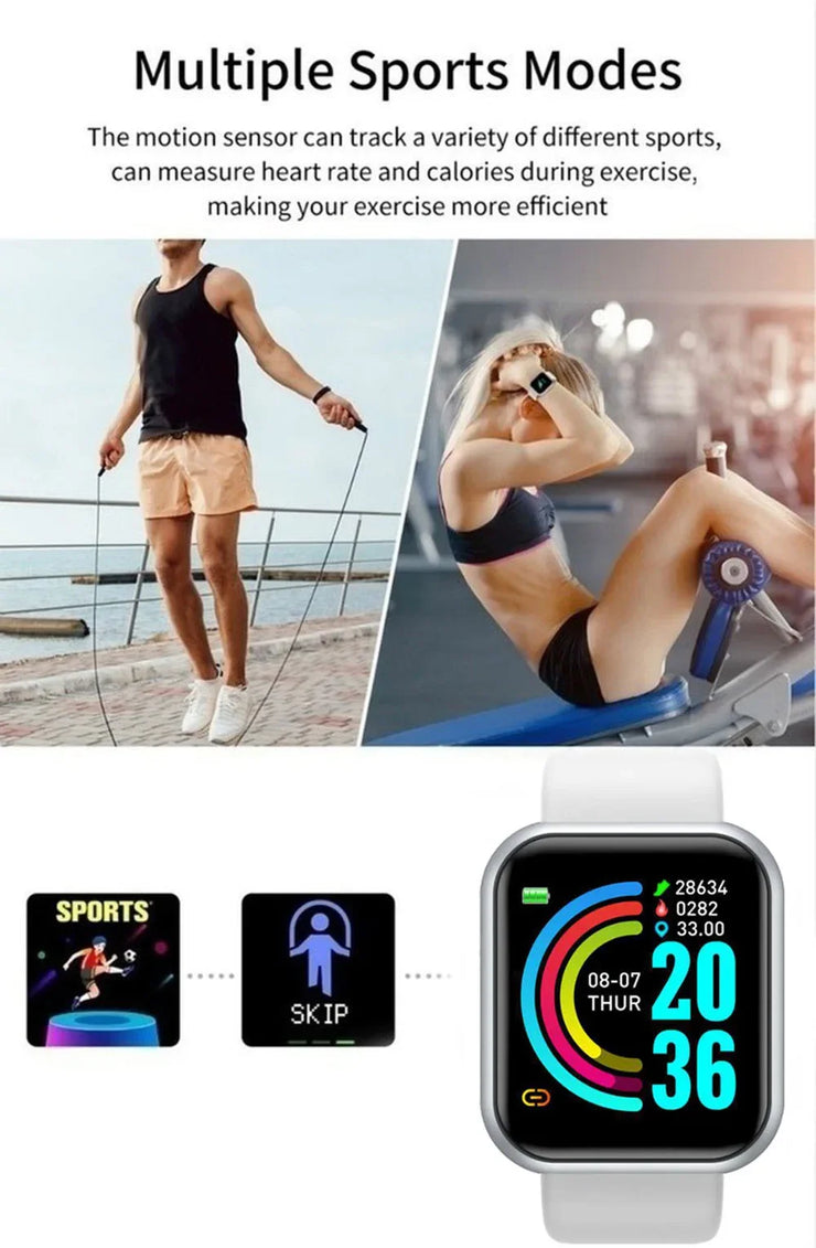 Smartwatch with Fitness & Sleep Monitor