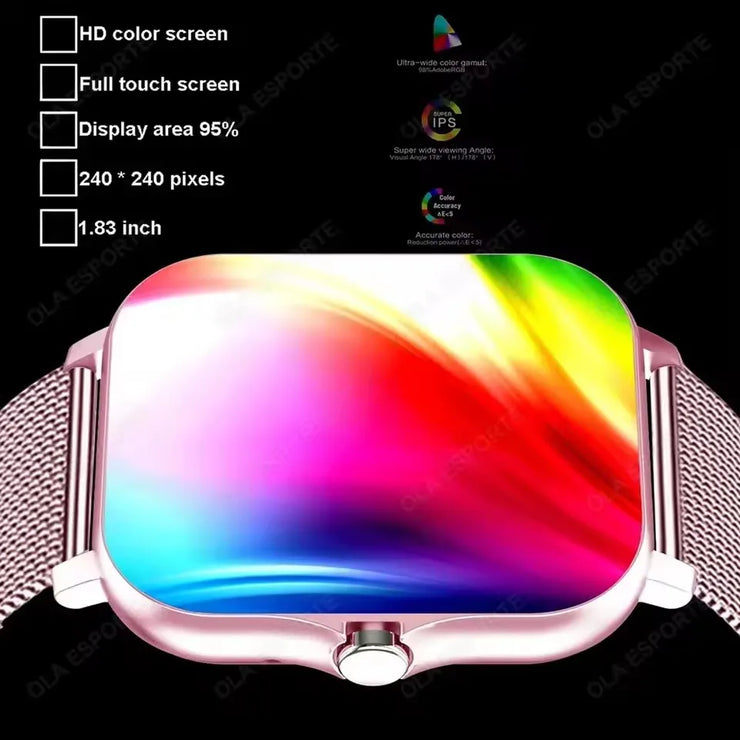 2025 AMOLED Smartwatch 2.01” with BT Call