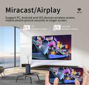 Mini Smart WiFi 4K Portable Projector