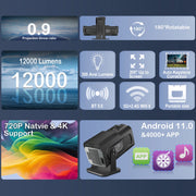 Woopker HY320 4K Mini Android Projector