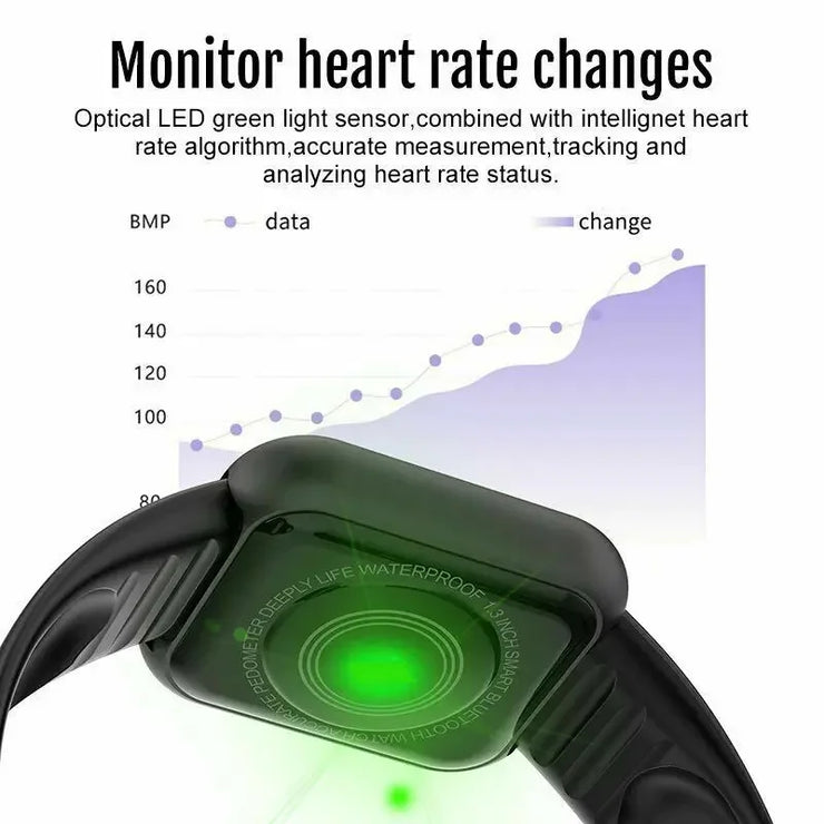 Smartwatch with Fitness & Sleep Monitor