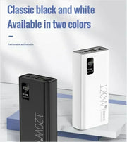 30000mAh 120W PD3.0 Power Bank with Display
