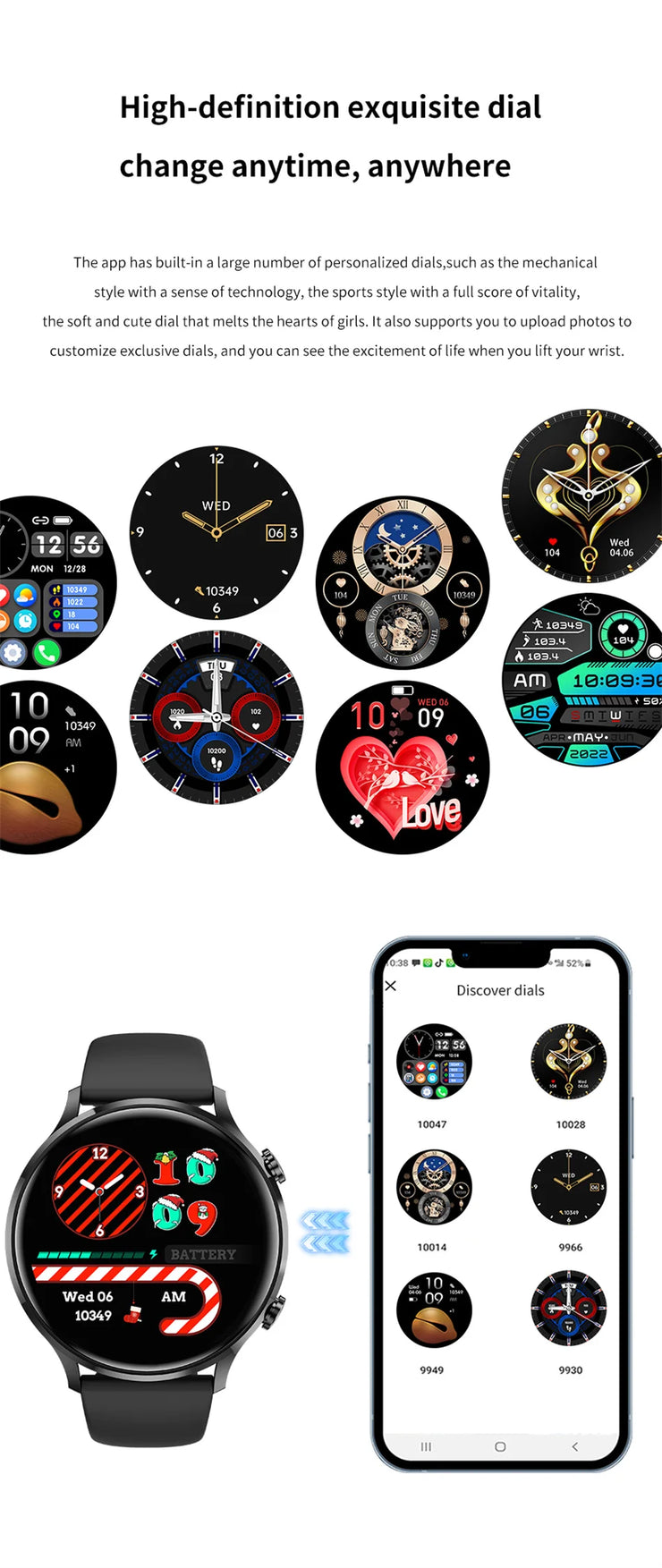 2025 AMOLED Smartwatch with GPS & Bluetooth