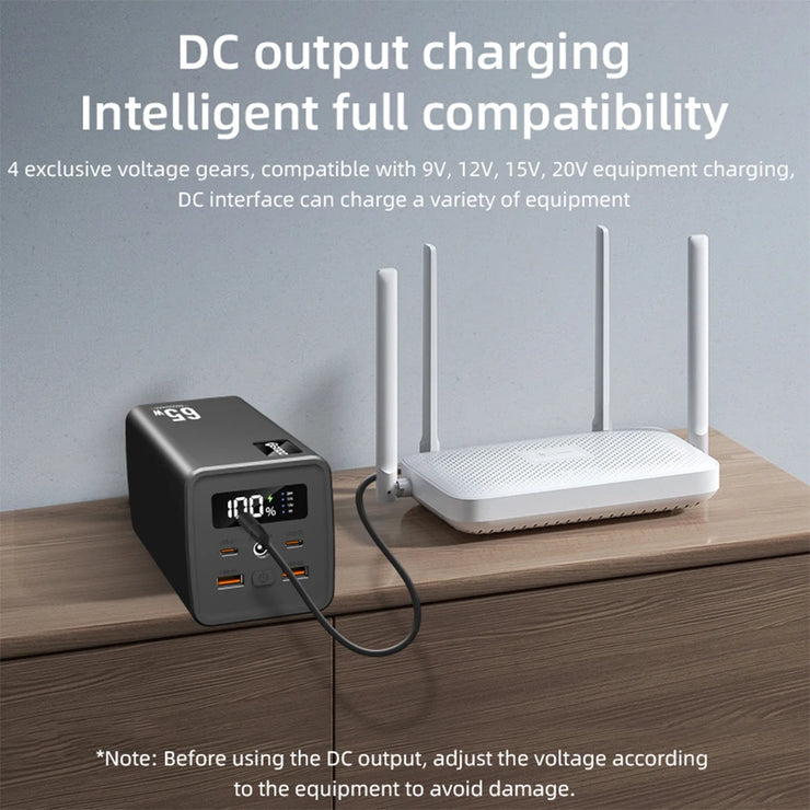 PSOOO 100000mAh 65W Fast Charging Power Bank