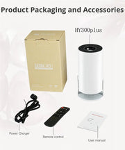 DITONG HY300 Plus 4K HD WiFi Mini Projector