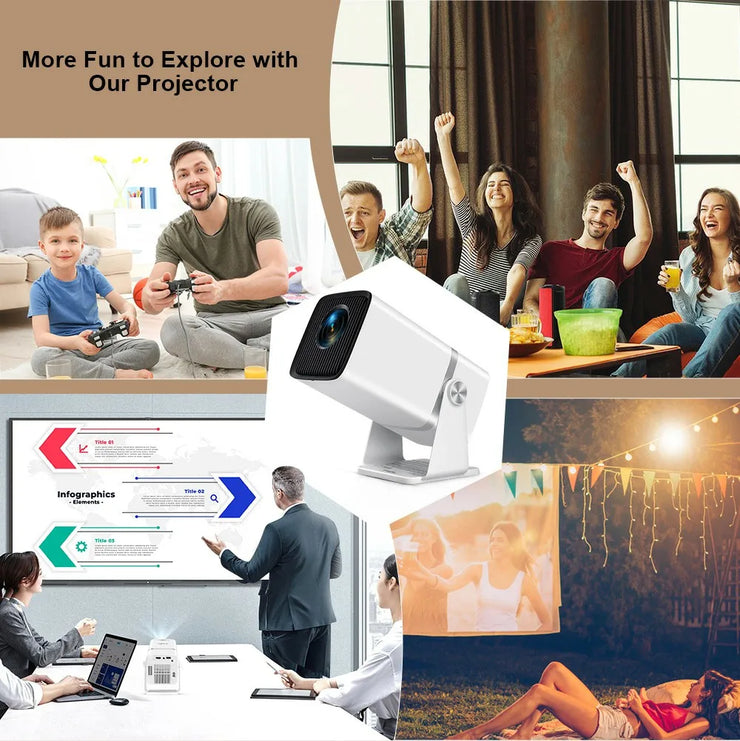 ThundeaL TD80W Mini HD Projector Android 13