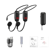 UHF Wireless Headset Microphone – Rechargeable