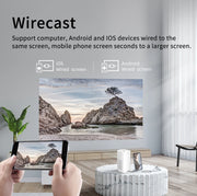 Mini Smart WiFi 4K Portable Projector
