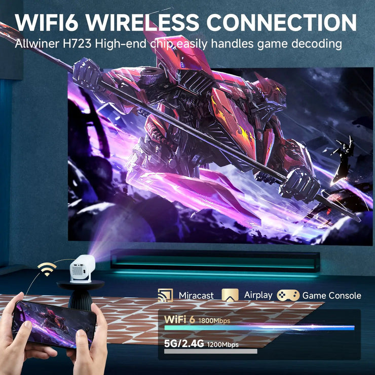 P30PRO Mini 4K Smart Projector Android 14