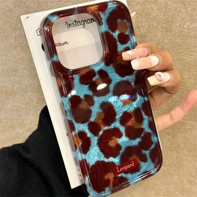 iPhone 7–16 Pro Max Leopard Print Soft Case