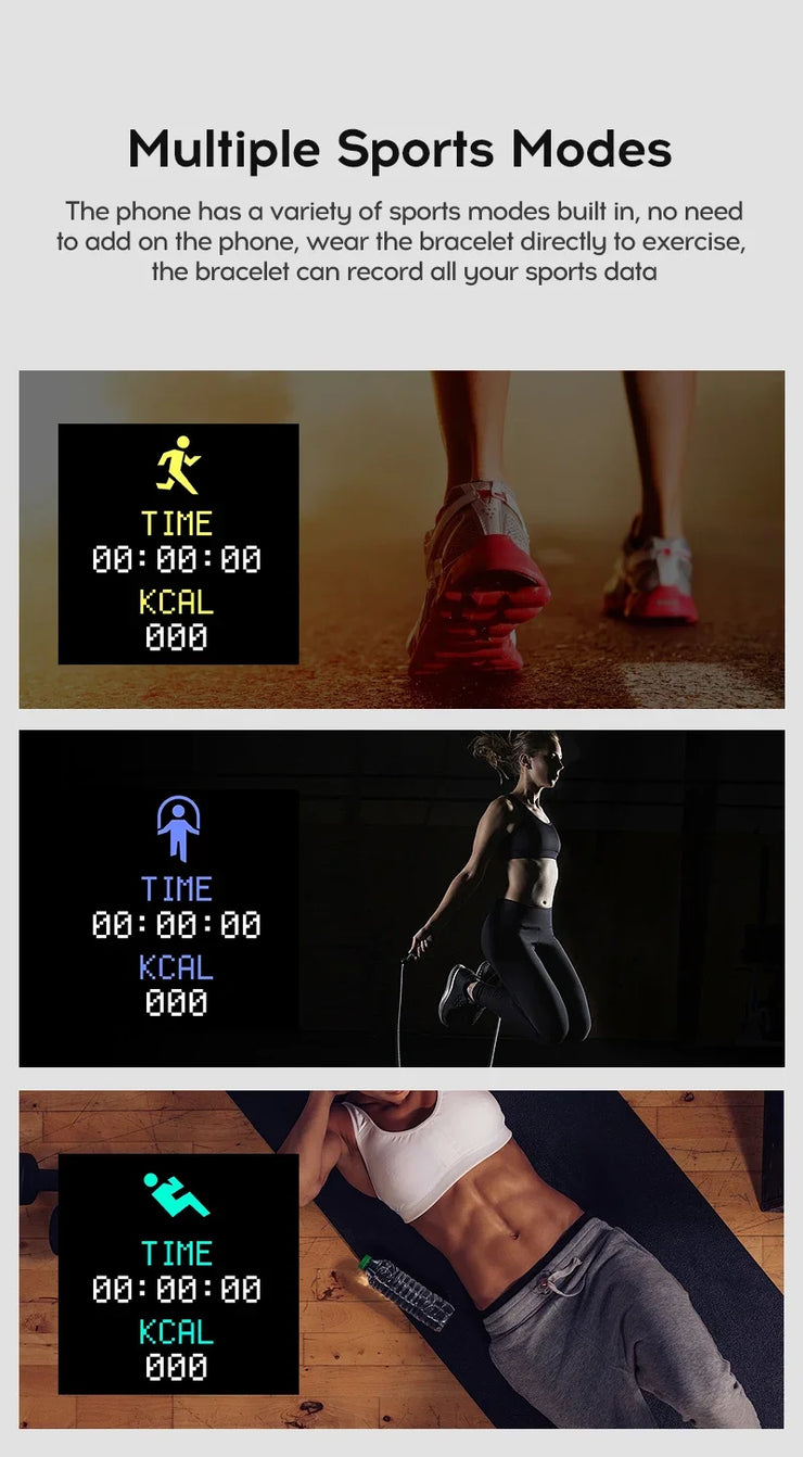 Smartwatch with Fitness & Sleep Monitor