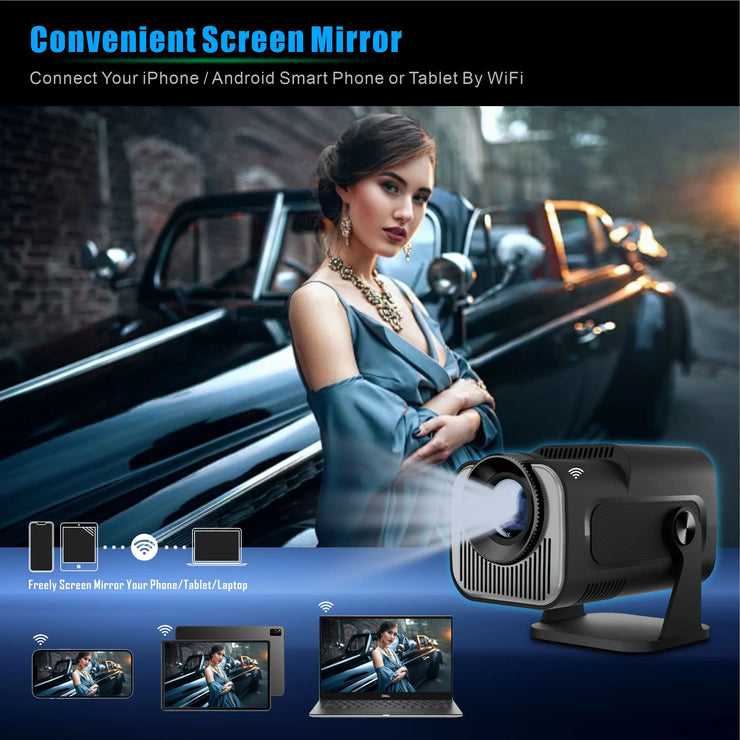 HY-320 Mini Android 11 4K Projector