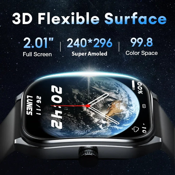 2.01'' AMOLED Smart Watch | Waterproof & Calls