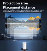 Mini Smart WiFi 4K Portable Projector