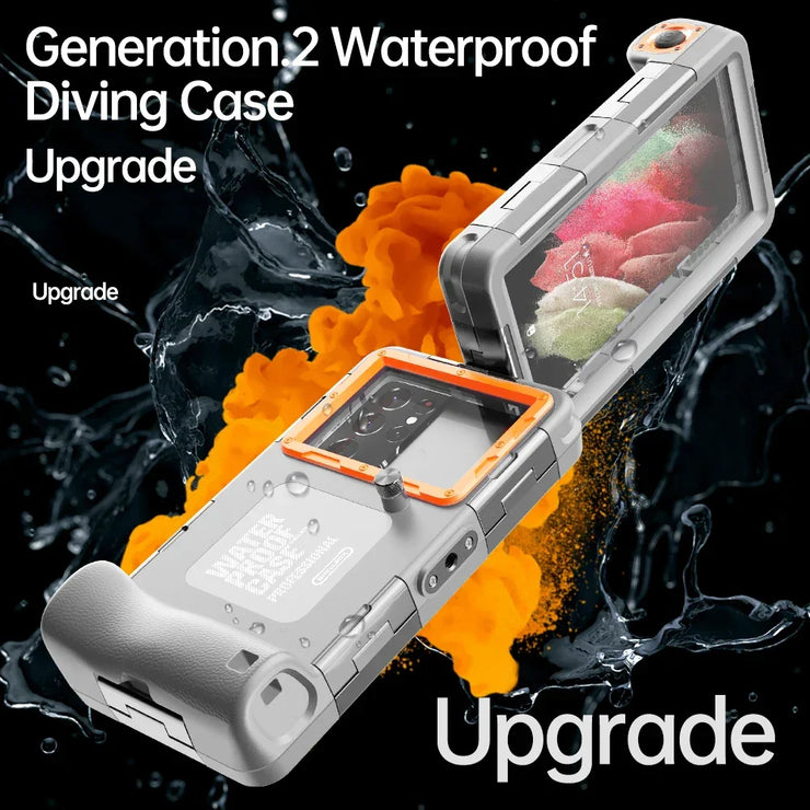 iPhone 12–15 Pro Max Waterproof Diving Case