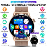 2025 AMOLED Smartwatch with GPS & Bluetooth