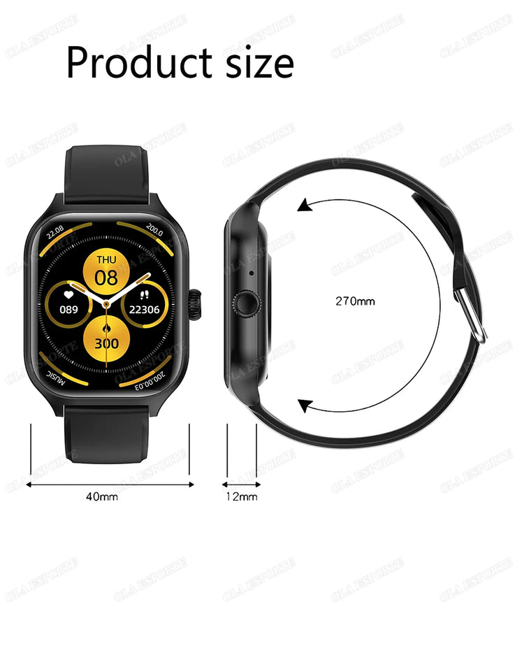 Smartwatch 1.83” HD Display with BT Call